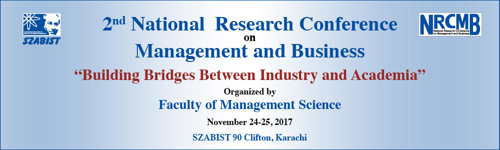 SZABIST's  National Research Conference on Management and Business
